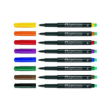 Rotulador Faber-Camell Multimark Permanente M, Caja De 4