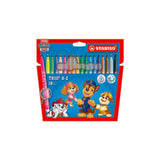Rotuladores Stabilo Trio A-Z Patrulla Canina Pack De 18 Punta Fina De Fibra - Trazo