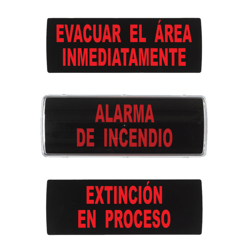Rótulo Iluminado Kilsen De Indicación De Evacuación, Extinción Y Alarma Con Zumbador De 90db