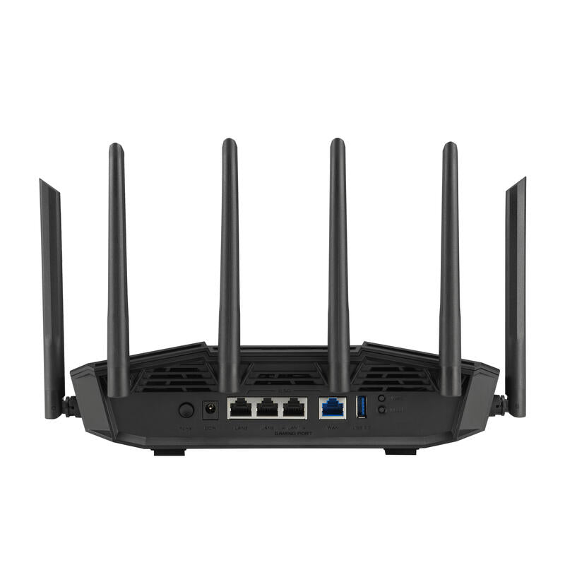 Router Asus 90ig0a30-Mo9c00 Inalámbrico 2.5 Gigabit Ethernet Tribanda (2.4 Ghz / 5 Ghz / 6 Ghz) Negro