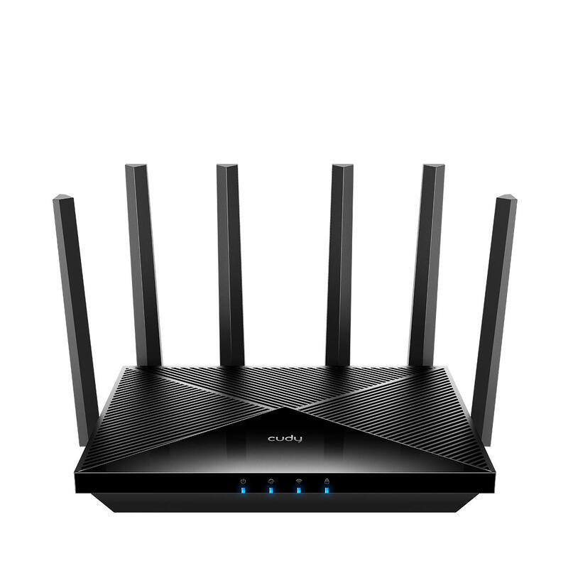Router Cudy Wr11000 Inalámbrico 2.5 Gigabit Ethernet Tribanda (2.4 Ghz / 5 Ghz / 6 Ghz) Negro