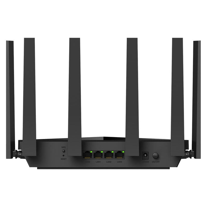 Router Cudy Wr11000 Inalámbrico 2.5 Gigabit Ethernet Tribanda (2.4 Ghz / 5 Ghz / 6 Ghz) Negro