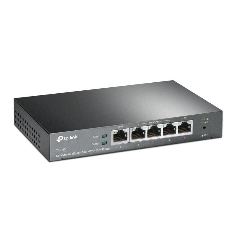Router Vpn Safestream Gigabit Tp-Link Tl-R605 5 Puertos Multi-Wan