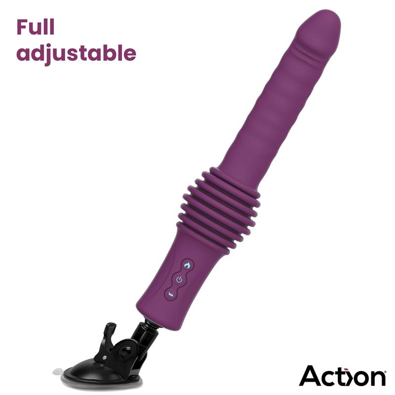 Roxer Sex Machine Con Vibración, Thrusting, Efecto Calor Y Control Remoto