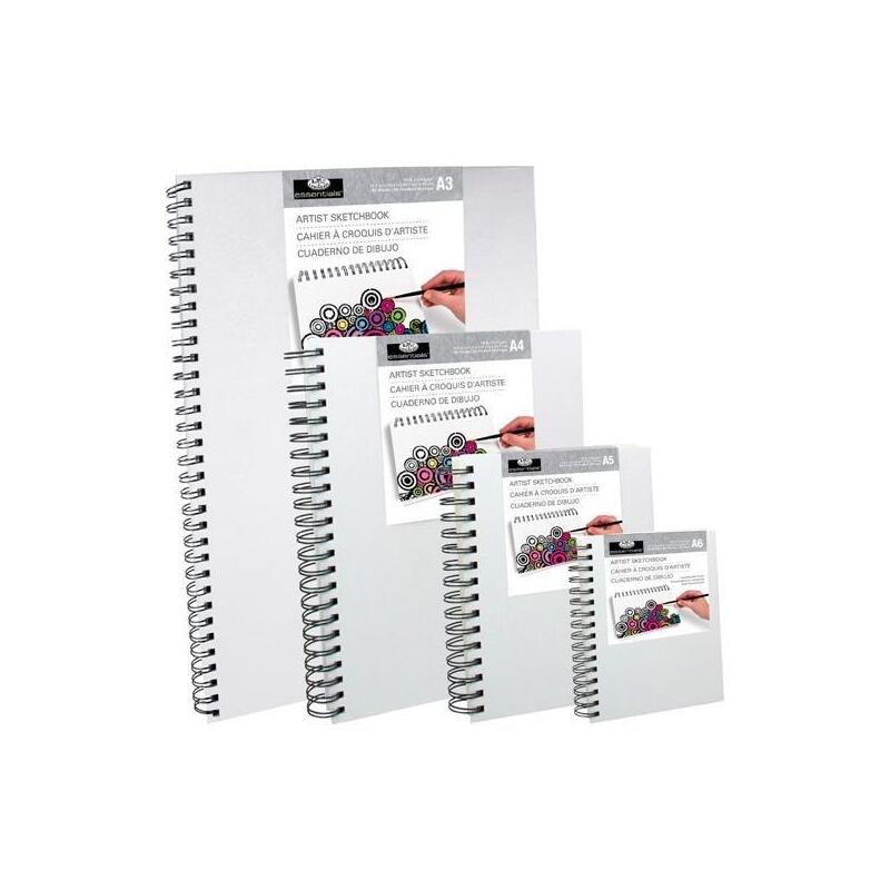 Royal Langnickel Cuaderno De Bocetos A4 Espiral Cubierta De Lona