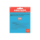 Roymart Bloc Notas Adhesivas Inteligentes Removibles Transparentes 50h 76x76mm Acetato Azul Flúor