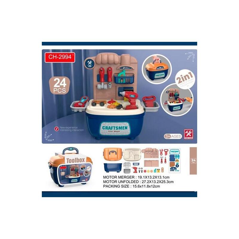 Roymart Mini Set Herramientas 24 Piezas +3 Años