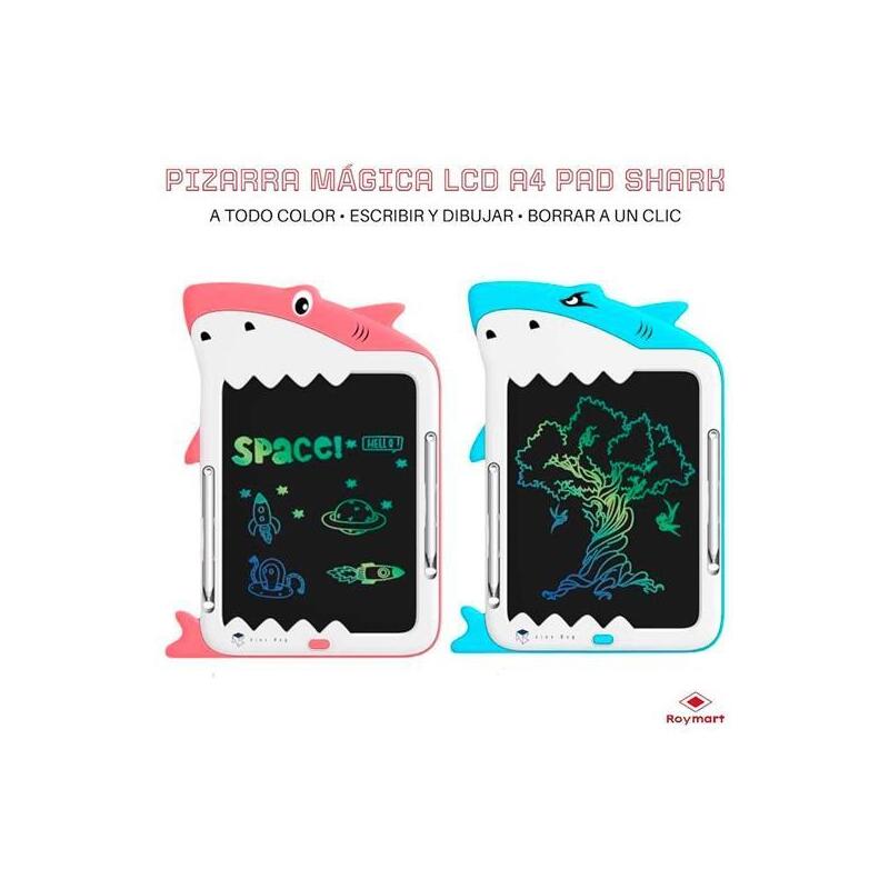 Roymart Pizarra Mágica Lcd A4 Shark 2 Colores