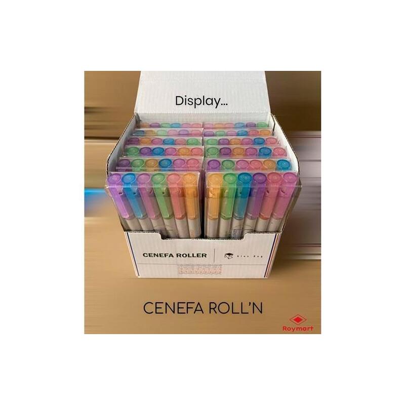 Roymart Rotuladores Cenefa Roller Set De 6 En Expositor De 12 C/Surtidos