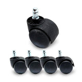 Ruedas Silla Gamer, Pack 5 Uds