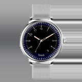 Rundoing Ny12 Plata Con Correa Metálica - Reloj Inteligente