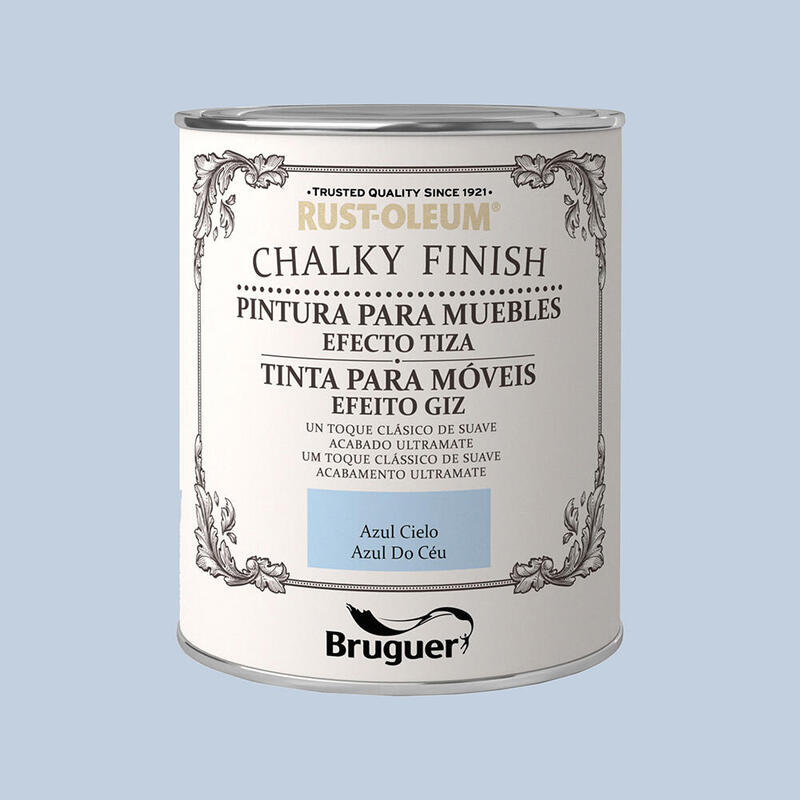 Rust-Oleum Chalky Finish Muebles Azul Cielo 0,750l 5397549 Bruguer