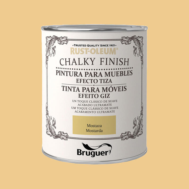Rust-Oleum Chalky Finish Muebles Mostaza 0,750l 5397515 Bruguer