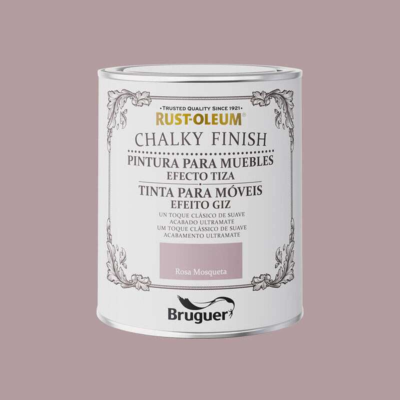 Rust-Oleum Chalky Finish Muebles Rosa Mosqueta 0,750l 5733892 Bruguer