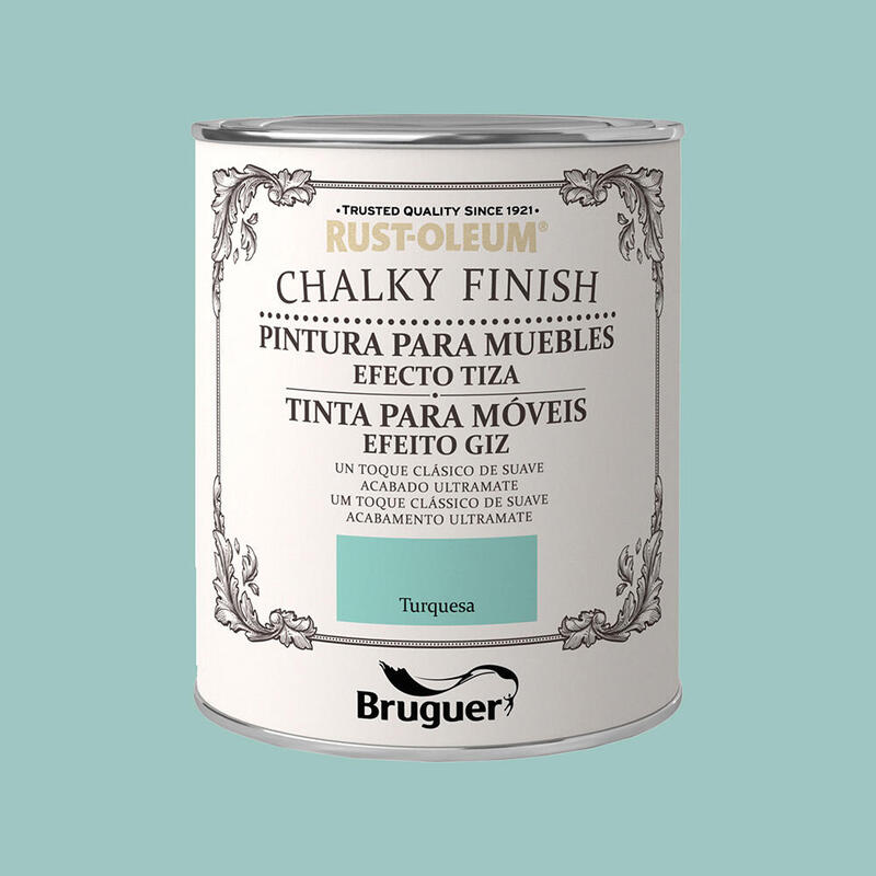 Rust-Oleum Chalky Finish Muebles Turquesa 0,750l 5397560 Bruguer