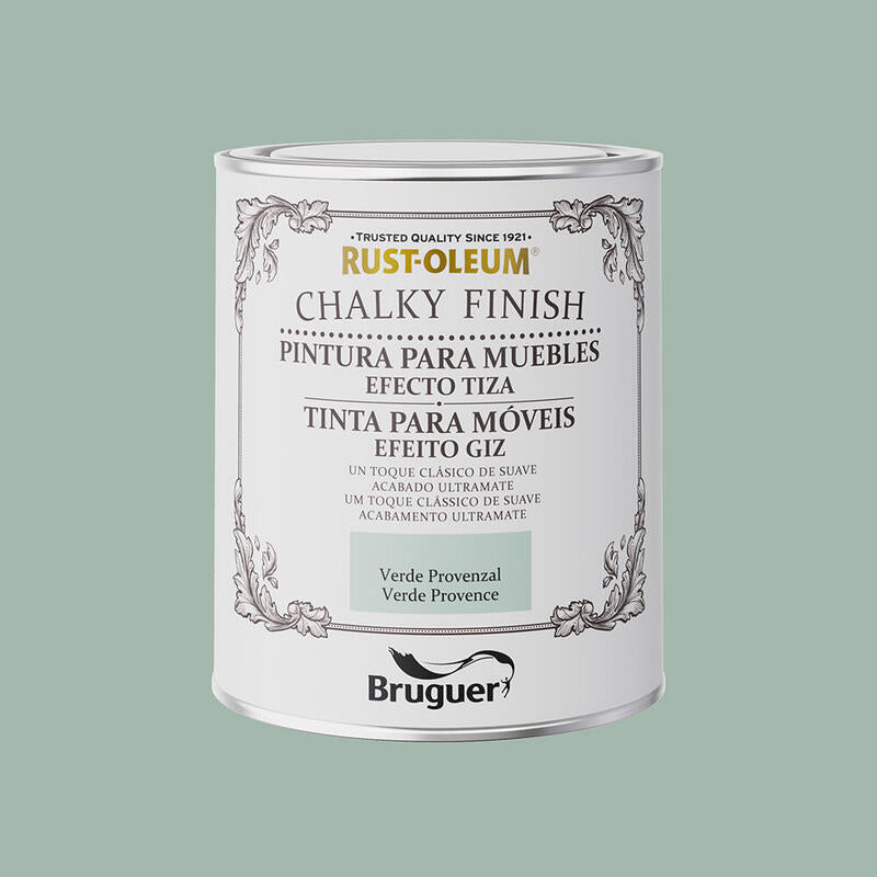 Rust-Oleum Chalky Finish Muebles Verde Provenzal 0,750l 5733888 Bruguer