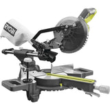Tronzadora E Ingletadora Inalámbrica Ryobi One+ Rms18190-0, 18 Voltios Verde/Negro, Sin Batería Ni Cargador 5133005502