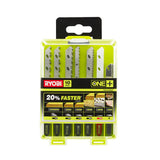 Juego De Hojas De Sierra De Calar Ryobi Rak10jsbmp, 10 Piezas Para Sierras Inalámbricas 5132002812