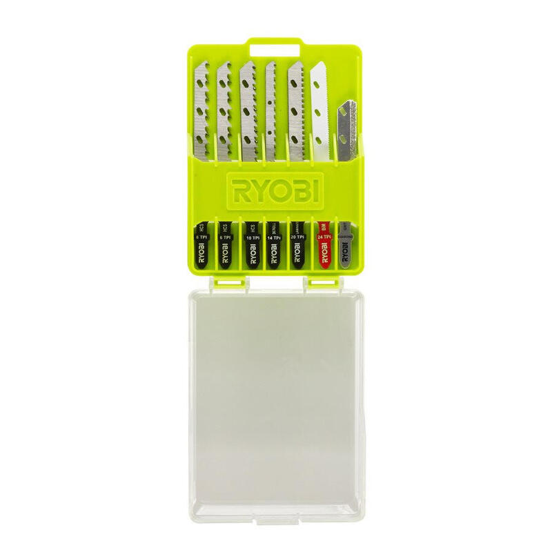 Juego De Hojas De Sierra De Calar Ryobi Rak10jsbmp, 10 Piezas Para Sierras Inalámbricas 5132002812