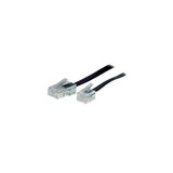 S-Conn 10m Rj11 - Rj45 Negro, Transparente