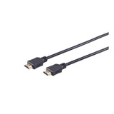 S-Conn Cable De Conexión, Hdmi Conector Macho/Conector Macho, 4k, 1,5m, Schwar