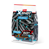 S001-X-Shot- Excel 50pk  Refill Darts Foilbag,Bu