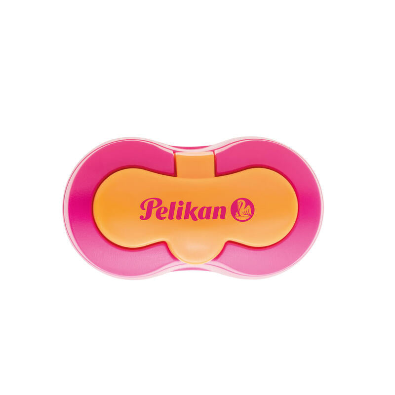 Sacapuntas Doble Lata Pelikan Flower Af Rosa