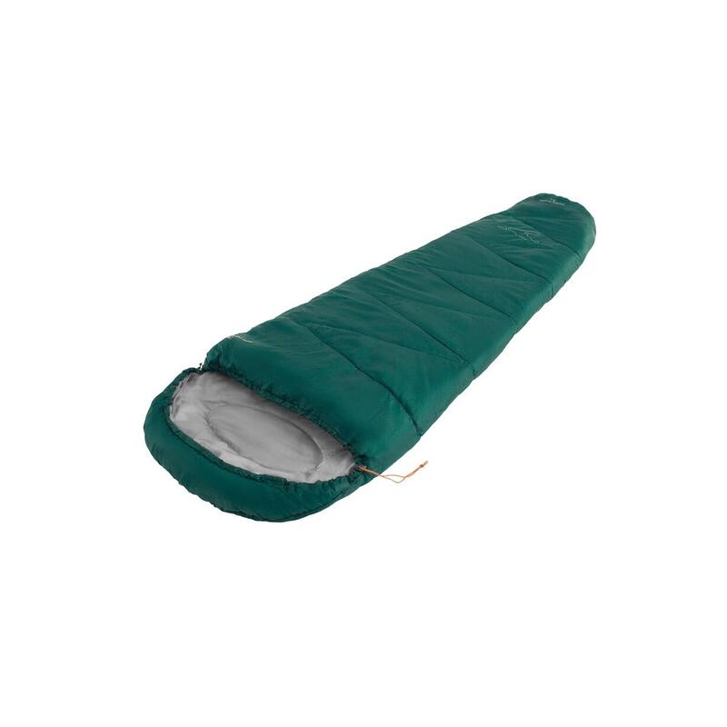 Saco De Dormir Easy Camp Starling Mummy Verde 8°C  Con Cremallera Izquierda Para Mochileros, Verde