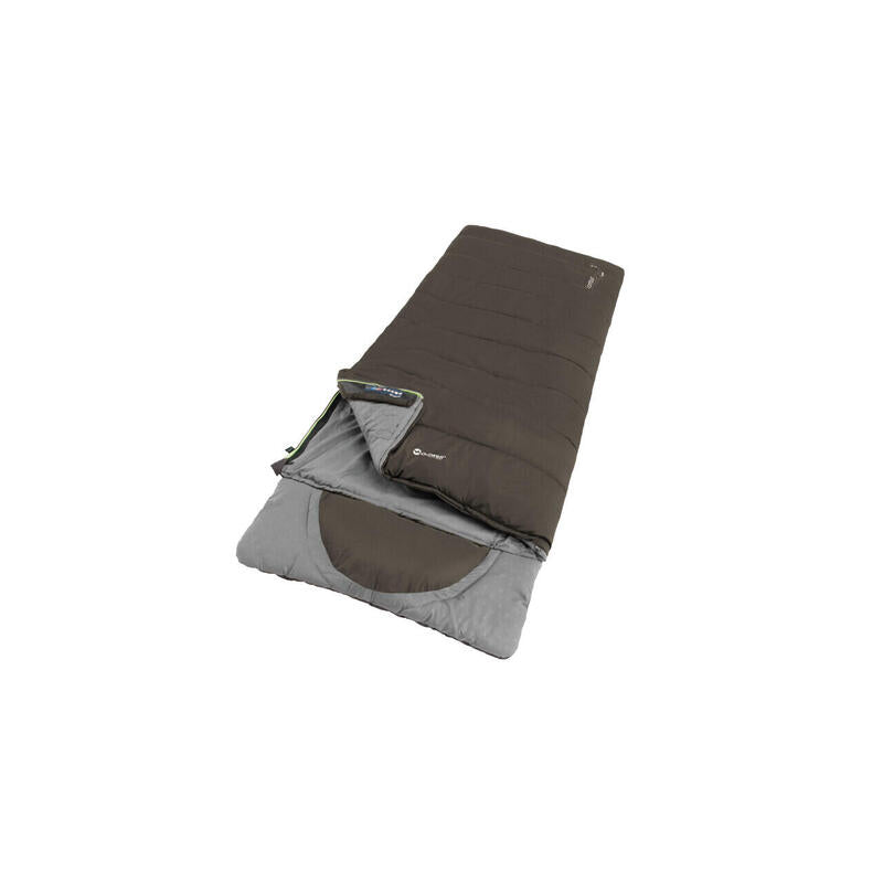 Saco De Dormir Outwell Contour Cremallera Izquierda Café Supreme