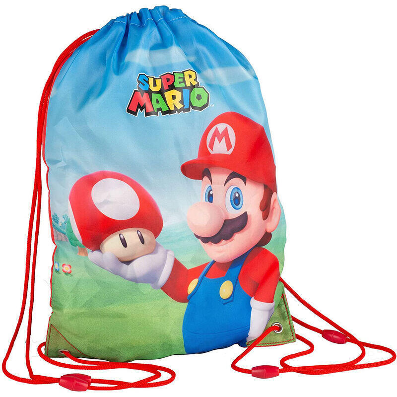 Saco Mario Y Luigi Super Mario Bros 40cm