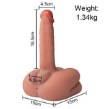 Sadie Semi Torso Con Vibracion Y Thrusting 1.34 Kg