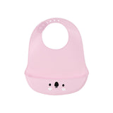 Safta Babero De Silicona "Koala" Pink