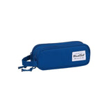 Safta Blackfit8 Oxford Portatodo - 2 Compartimentos Con Cremalleras - Asa Lateral - 1l - 210x60x80mm - Azul Oscuro