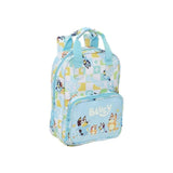 Safta Bluey Ready Mochila Infantil - Tarjeta De Identificacion Personal - Bolsillo Frontal - Hombreras Acolchadas -
