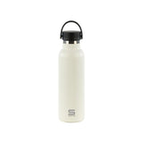 Safta Botella Termo De 600ml - Acero Inoxidable - Asa Superior - Blanco