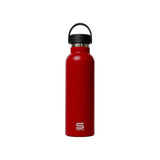 Safta Botella Termo De 600ml - Acero Inoxidable - Base De Silicona Antideslizante - Asa Superior - Rojo
