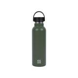 Safta Botella Termo De 600ml - Acero Inoxidable - Base De Silicona Antideslizante - Asa Superior - Verde