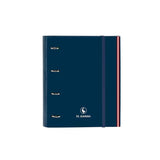 Safta Carpeta De Anillas 4x35mm A4 Recambio 100h 5x5mm C/Separadores T/Duras El Ganso "Classic" Azul