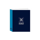 Safta Carpeta De Anillas 4x35mm Folio Lomo Ancho Munich "Nautic"