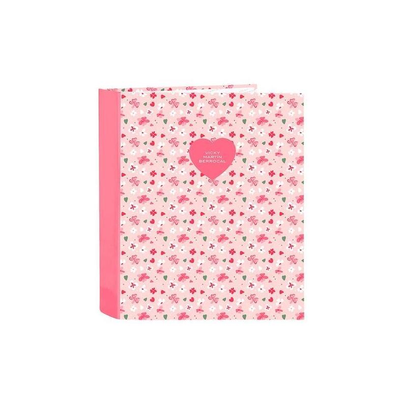 Safta Carpeta De Anillas 4x35mm Folio Lomo Ancho Vmb "In Bloom"