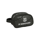 Safta F.C.Barcelona Neceser De 5l - Cremallera - Asa Lateral - Adapatable A Carro - 260x120x150mm - Negro