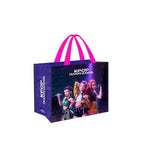 Safta K-Pop Demon Hunters Shopper Bolsa Reutilizable - 36 Litros - Asas De Mano - Polipropileno - 45x40x20cm - Color