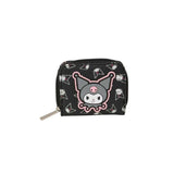 Safta Kuromi Monedero Con Billetera - Cierre Con Iman - Compartimento De Monedas - 0.10l - 110x20x95mm - Negro