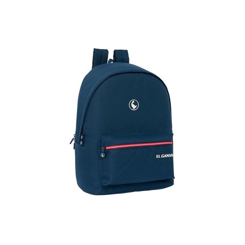 Safta Mochila Doble Para Portátil 15,6"+Usb El Ganso "Classic" 24,55l Azul