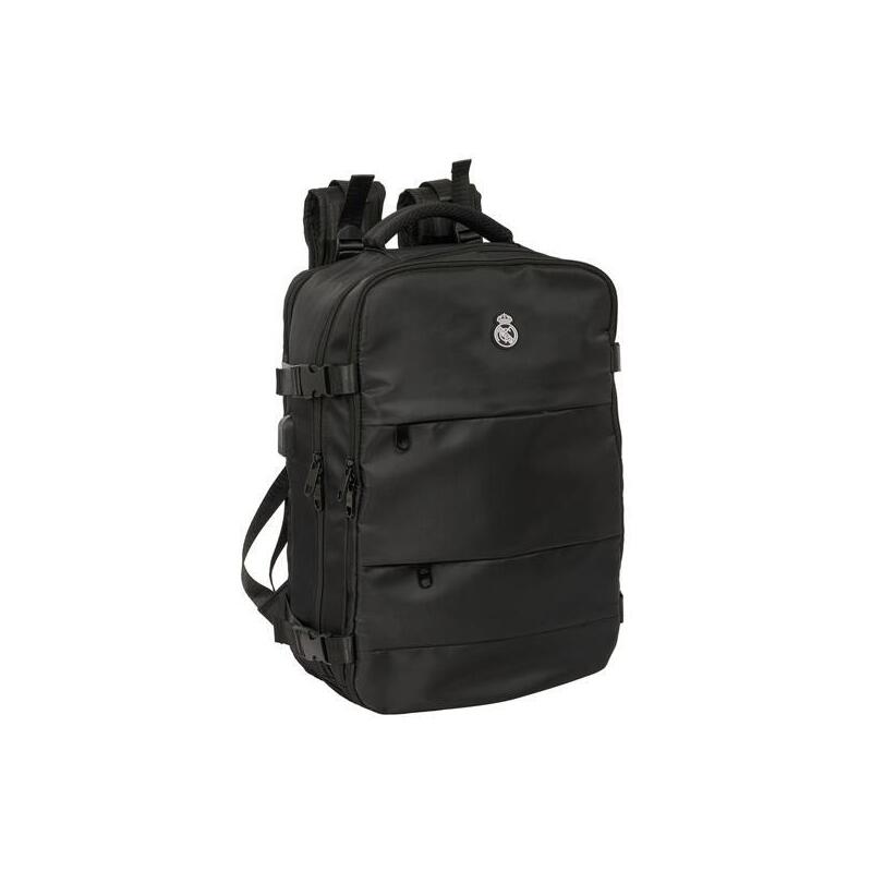 Safta Mochila Viaje Cabina Portátil 15,6" Real Madrid Negro