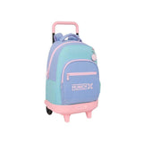 Safta Munich Mellow Mochila Con Carro - Extraible - Bolsillo Frontal - Portabotellas - Tirador Doble - Hombreras