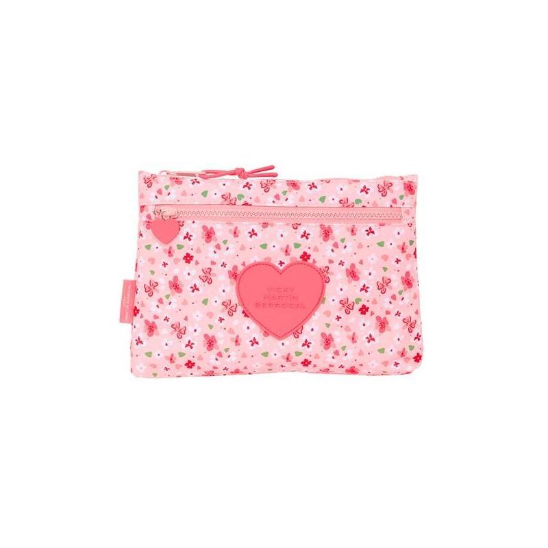 Safta Portatodo Grande 2 Cremalleras 0,55l Vmb "In Bloom"