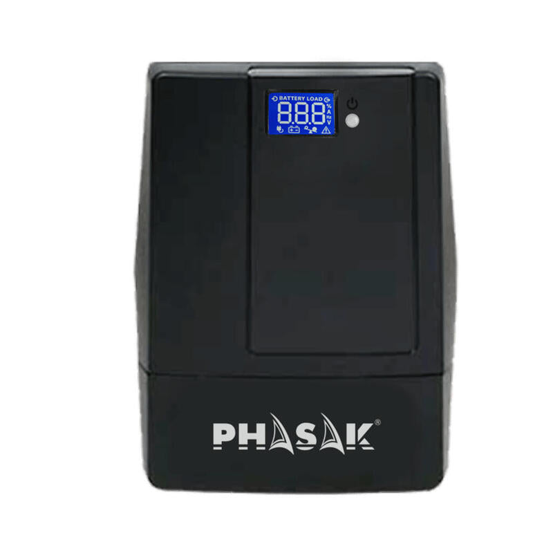 Sai Línea Interactiva Phasak 2000 Va Lcd 2000va 4 Salidas Formato Torre