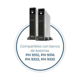 Sai Online Phasak Rack 19' 2000 Va Online Lcd 2000va-1800w 4 Salidas Formato Rack