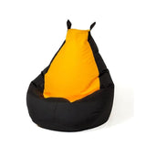 Sako Bolso Puf Batman Negro-Amarillo Xl 130 X 90 Cm